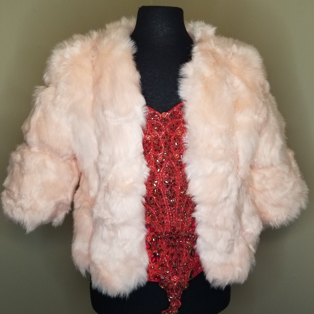 Faux Fox Fur Coat